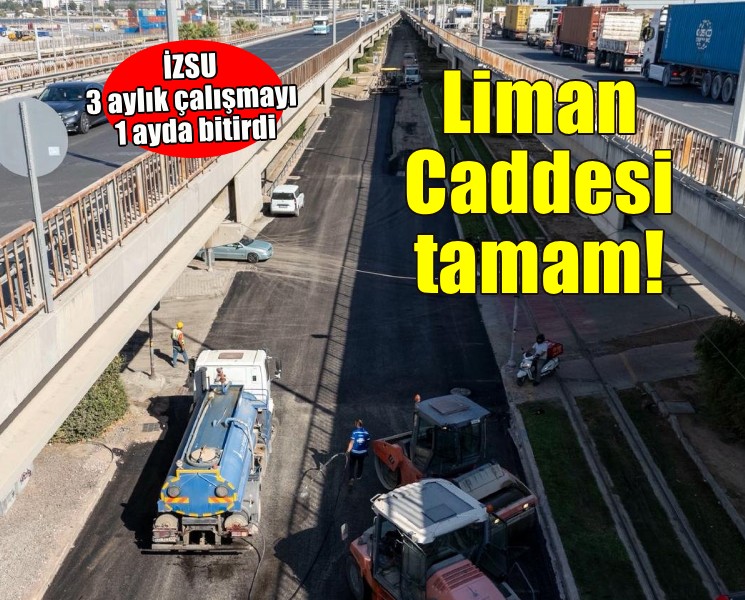İZSU, 3 aylık çalışmayı 1 ayda tamamladı