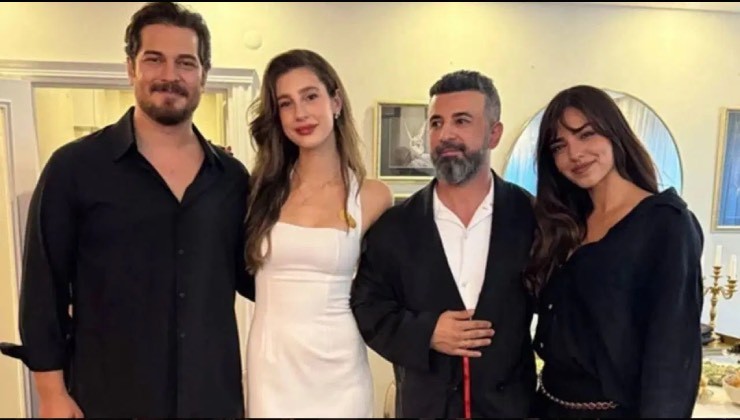 Itır Esen ile Engin Aykanat nişanlandı: Yüzükleri Çağatay Ulusoy taktı