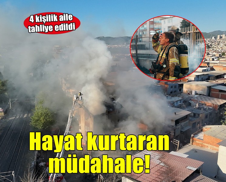 İzmir İtfaiyesi’nden hayat kurtaran müdahale