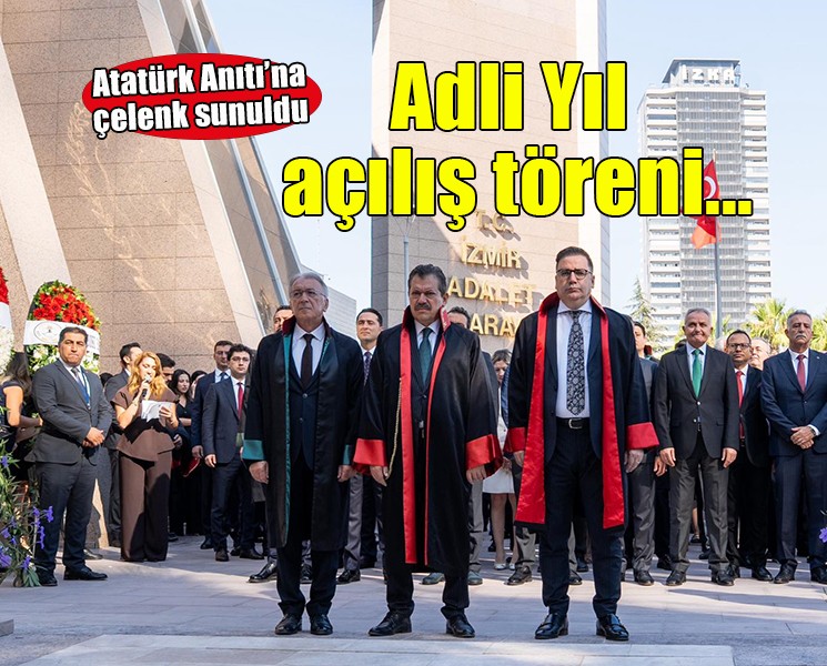 İzmir'de yeni adli yıl dolayısıyla tören düzenlendi