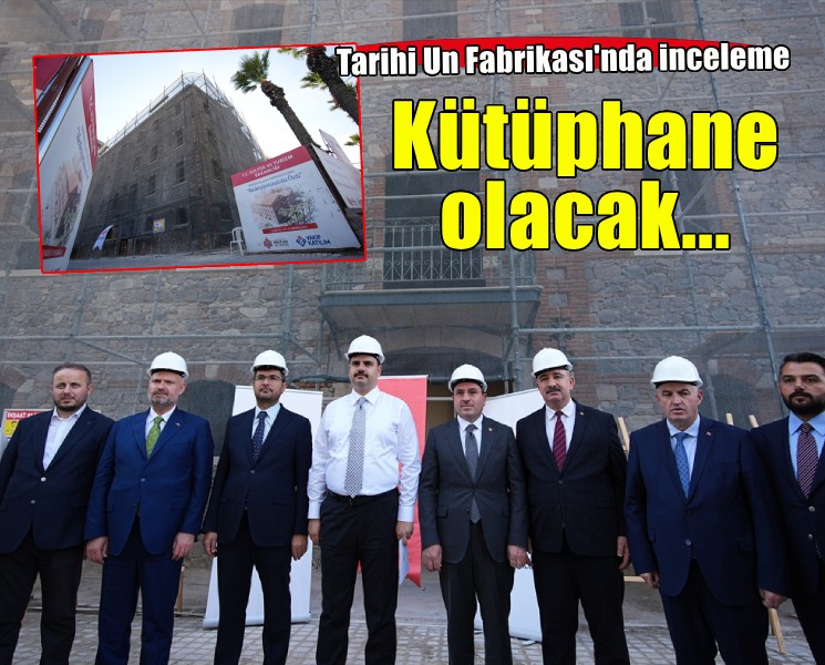 İzmir'deki tarihi un fabrikası, kütüphaneye dönüşecek