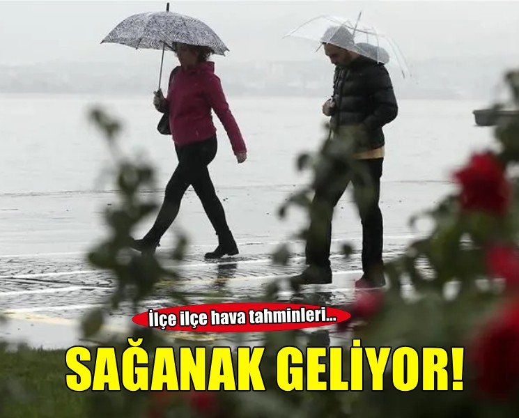 İzmir'e sağanak yağış geliyor