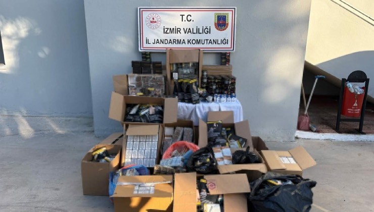 İzmir’de 60 bin boş makaron ele geçirildi