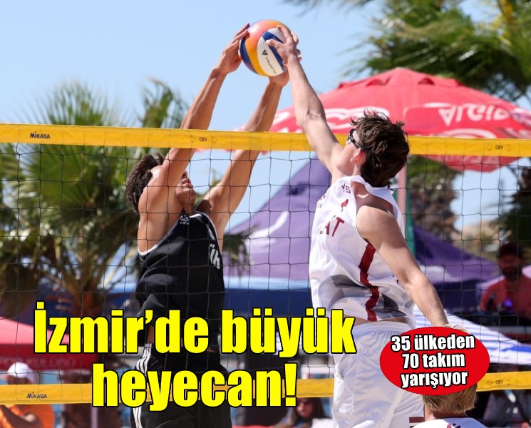 İzmir’de Avrupa Şampiyonası heyecanı yaşanıyor