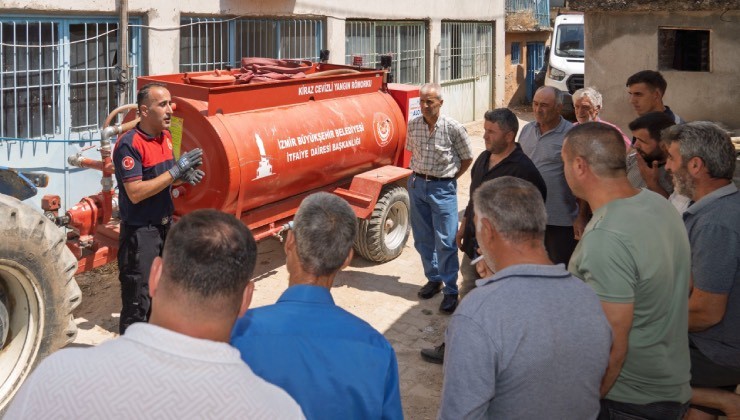 İzmir’in kırsal mahalleleri yangına karşı güçleniyor