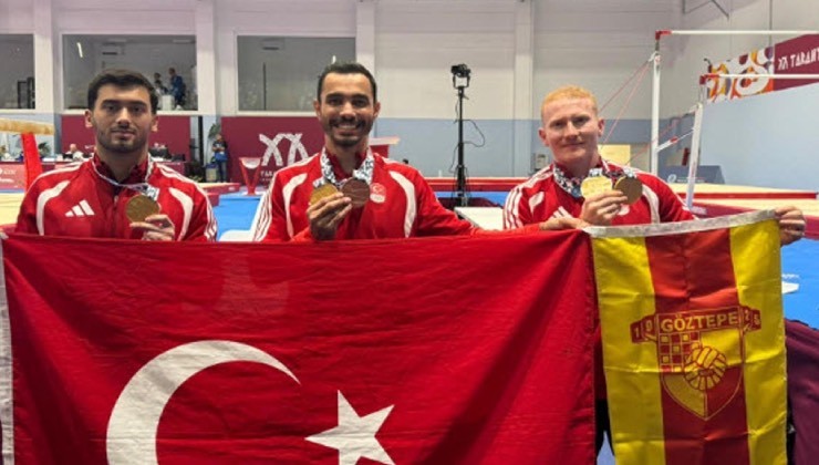 İzmirli cimnastikçilerden madalya yağmuru