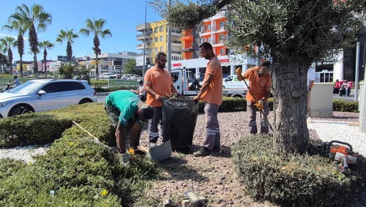 Kentin yeşil dokusuna Kuşadası Belediyesi’nden profesyonel dokunuş