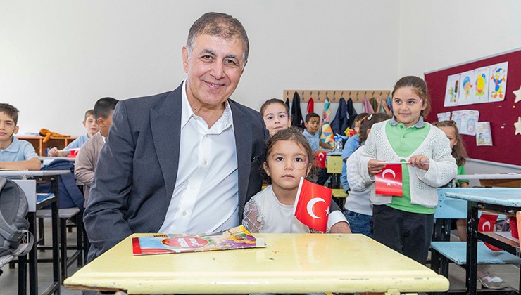 Kızıloba İlkokulu yenilendi çocuklar bayram etti