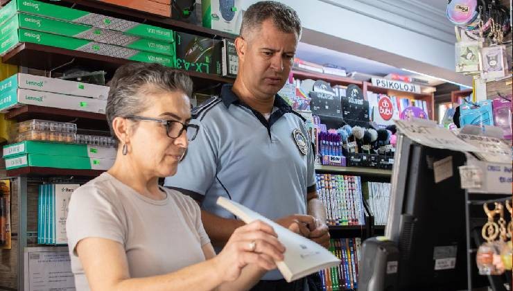 Kuşadası Belediyesi’nden kırtasiyelere sıkı denetim