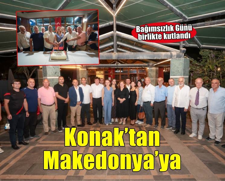 Kuzey Makedonya’nın Bağımsızlık Günü’nde Konak’tan dayanışma mesajı