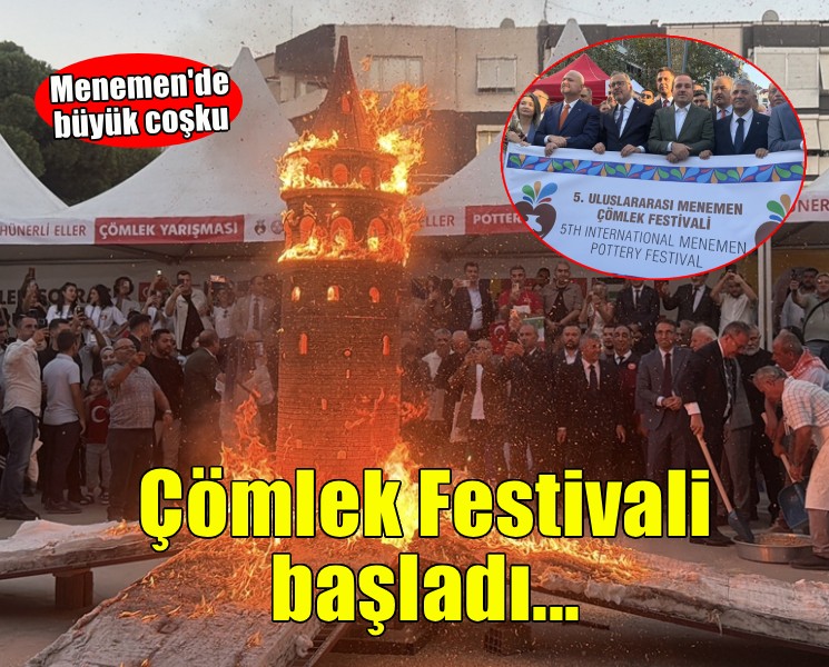 Menemen'de büyük coşku... Çömlek Festivali başladı!