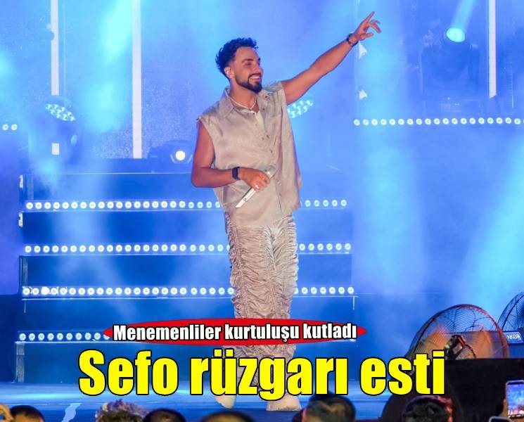 Menemen'de on binler, Sefo ile coştu