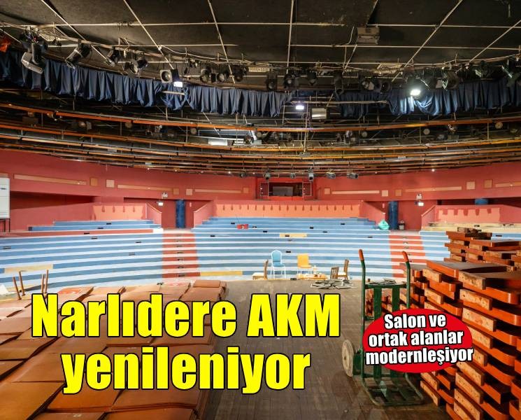 Narlıdere Belediyesi, Atatürk Kültür Merkezi'ni yeniliyor