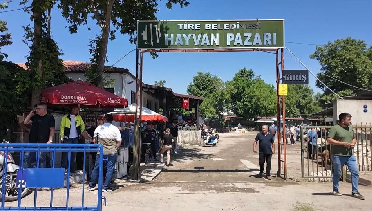 Tire Hayvan Pazarı, şap hastalığı sebebiyle yeniden kapatıldı