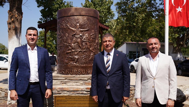 Tire’de Milli Mücadele’nin sembol noktasına İlk Kurşun Anıtı