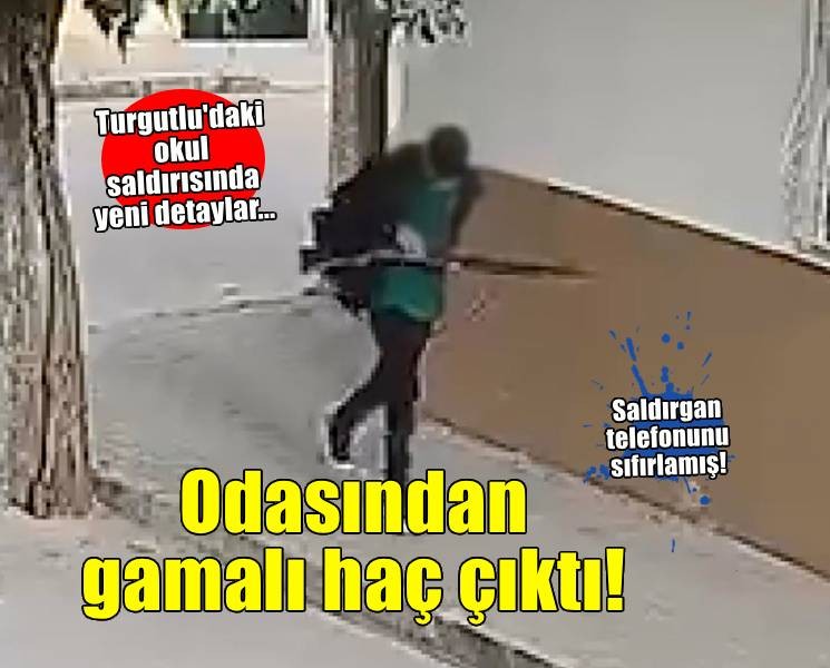 Turgutlu'daki saldırıda yeni ayrıntılar... Saldırgan telefonunu sıfırlamış!