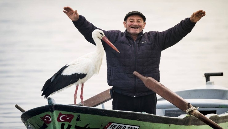 Yaren Leylek ve Adem amcanın dostluğu İzmir Sanat’ta