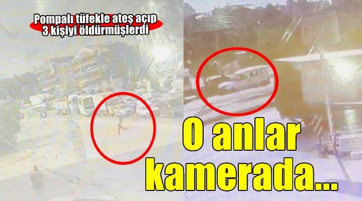 3 kişinin öldüğü, 3 kişinin de yaralandığı silahlı saldırı kamerada