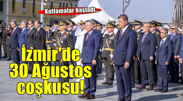 30 Ağustos Zafer Bayramı kutlamaları başladı