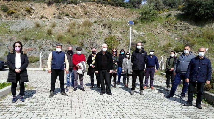 4 sitenin ortasında moloz döküm sahası