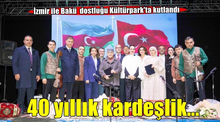 40 yıllık kardeşlik şarkılarla kutlandı