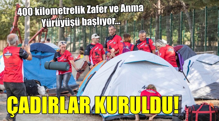 400 kilometrelik Zafer ve Anma Yürüyüşü başlıyor...