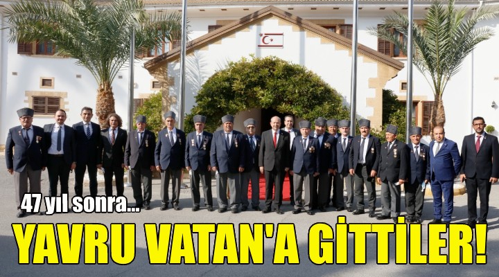 47 yıl sonra Yavru Vatan a gittiler!