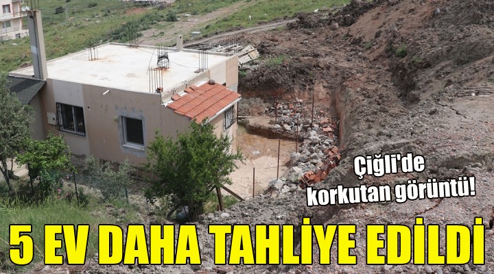 5 ev daha tahliye edildi!