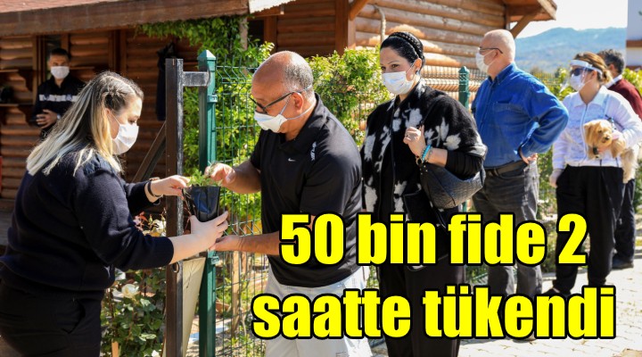 50 bin fide 2 saatte tükendi