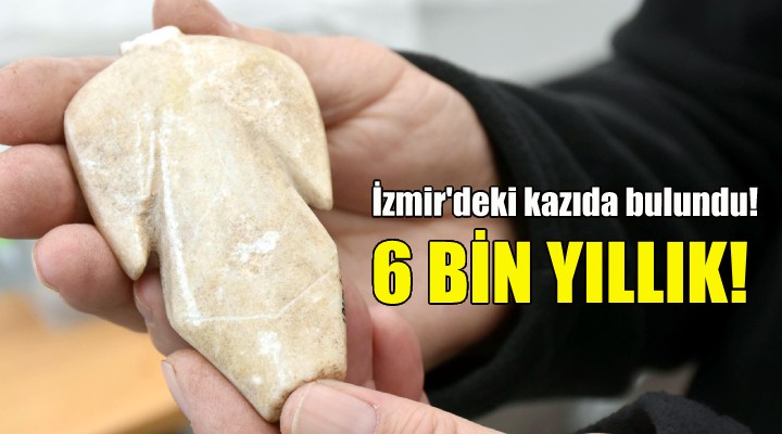 6 bin yıllık tanrıça heykelciği!