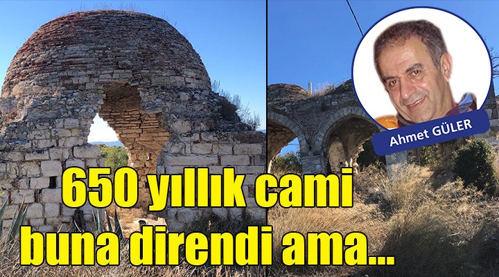 650 yıllık cami depreme direndi ama...