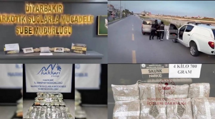 75 ilde torbacı operasyonu: Yüzlerce kilo uyuşturucu ele geçirildi, bin 319 şüpheli gözaltına alındı!