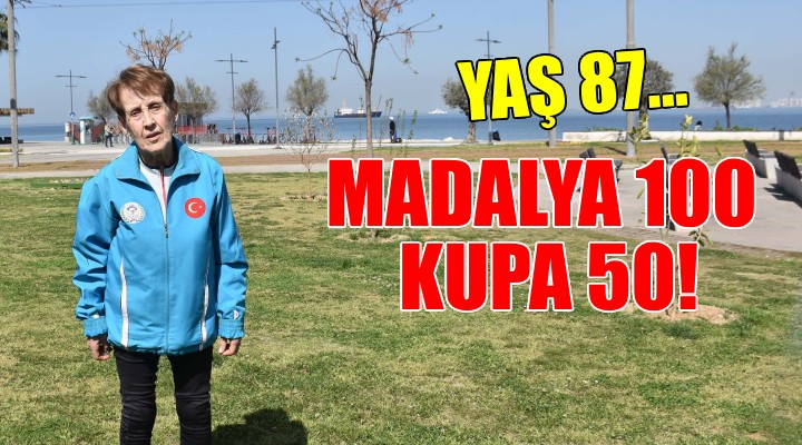 87 yaşındaki emekli binbaşıdan 100 ü aşkın madalya ve 50 e yakın kupa!