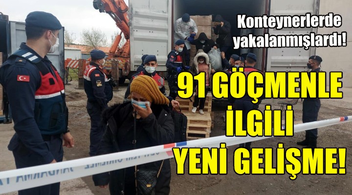 91 göçmenle ilgili yeni gelişme!