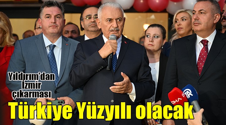 AK Parti Genel Başkanvekili Yıldırım,İzmir de incelemelerde bulundu