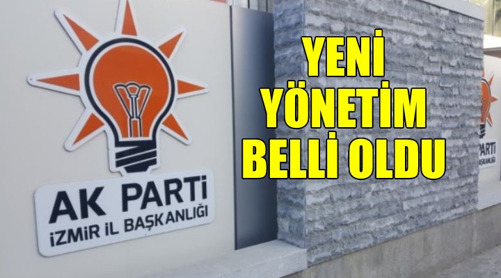 AK Parti İzmir de yeni yönetim belli oldu