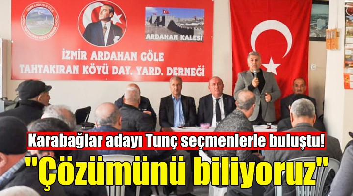 AK Parti adayı Sadık Tunç: Karabağlar’ın sorunlarının çözümünü biliyoruz!