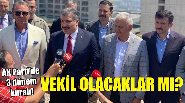 AK Parti de 3 dönem kuralı... Hangi isimler takılıyor?