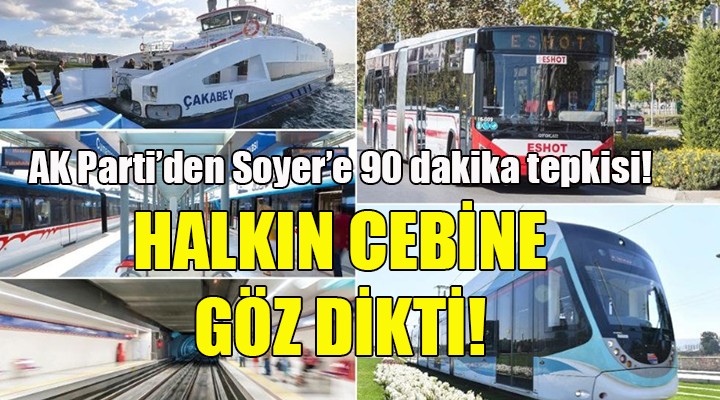 AK Parti den 90 dakika tepkisi! HALKIN CEBİNE GÖZ DİKTİ