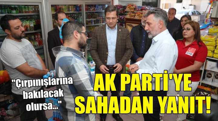 CHP den Bayraklı çıkarması... Deniz Yücel ve Başkan Sandal dan AK Parti ye sahadan yanıt!