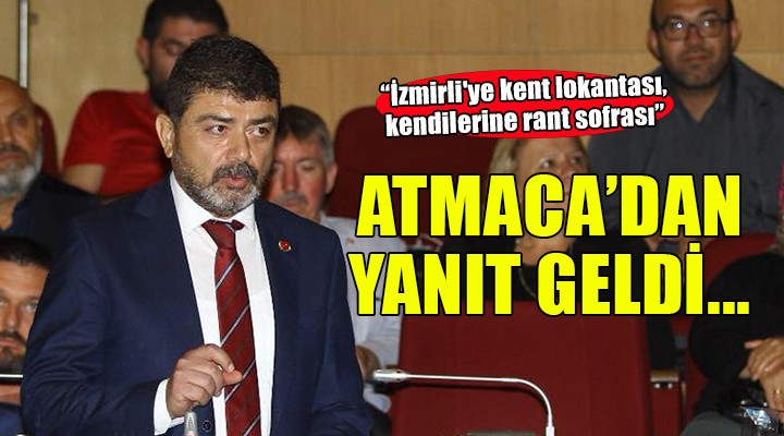 AK Partili Atmaca dan Büyükşehir e  yemek faturası  cevabı!