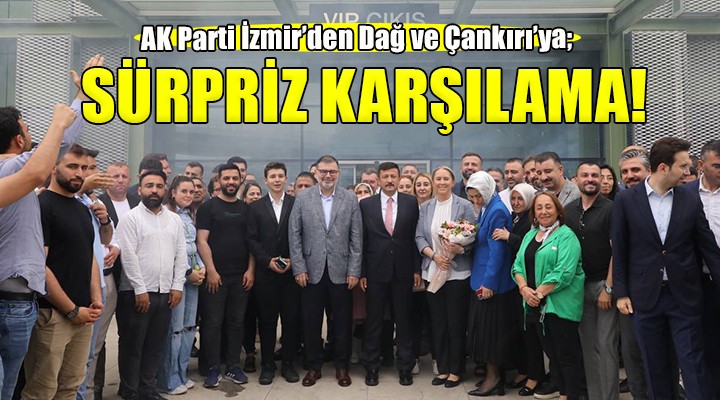 AK Partili Dağ ve Çankırı ya sürpriz karşılama