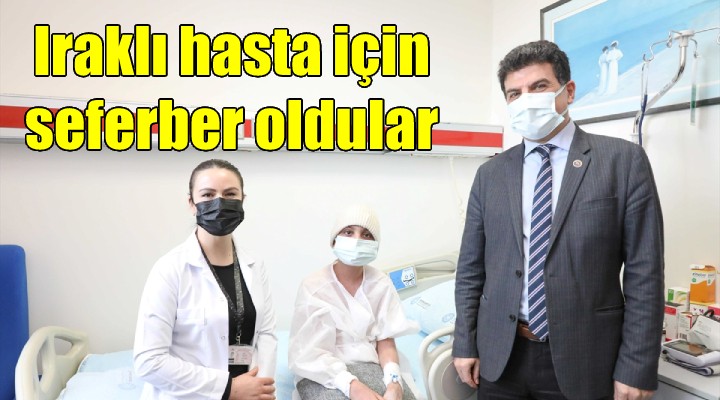 AK Partili Hotar ın yönettiği DEÜ, Iraklı hasta için seferber oldu