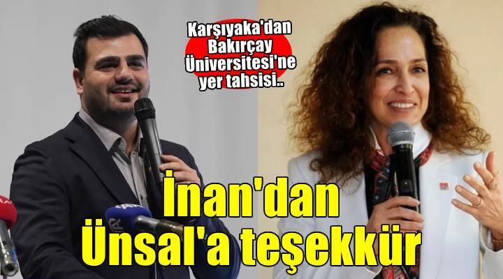 AK Partili İnan'dan Karşıyaka Belediye Başkanı Ünsal'a teşekkür..