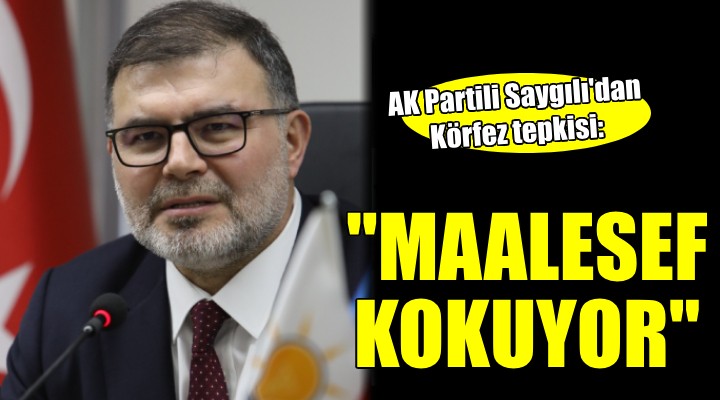 AK Partili Saygılı dan Körfez tepkisi:  Maalesef kokuyor 