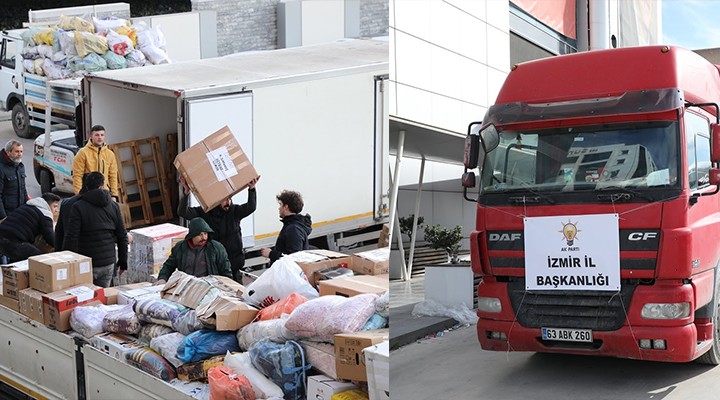 AK Partili Sürekli:  40 TIR ı yola çıkardık, yardımlar artarak sürecek 