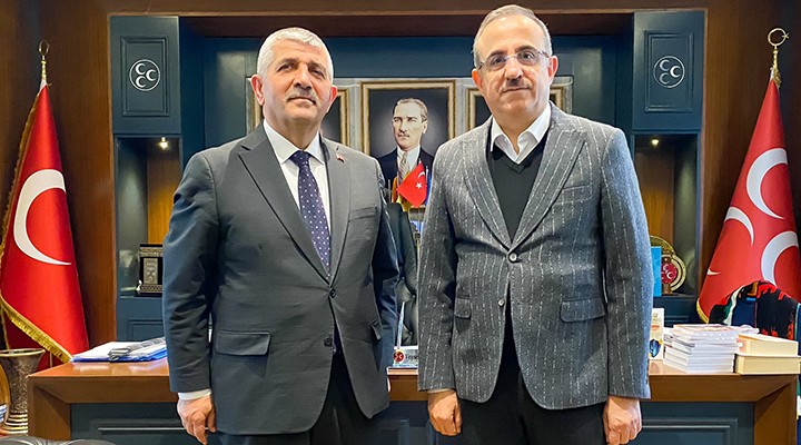 AK Partili Sürekli den MHP li Şahin e ziyaret