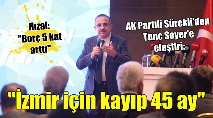 AK Partili Sürekli den Soyer e 45 ay eleştirisi...
