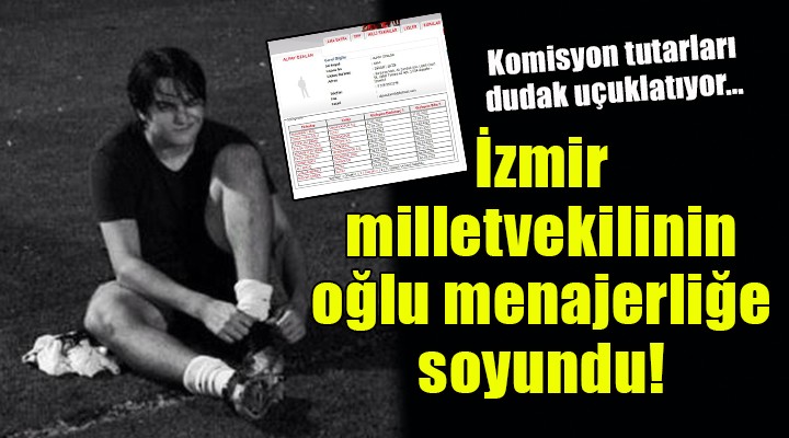 AK Partili futbolcu vekilin oğlu menajerliğe soyundu...