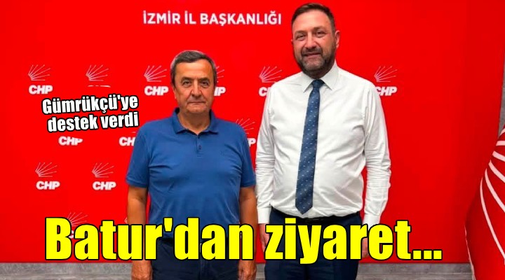 Abdül Batur'dan Gümrükçü'ye ziyaret